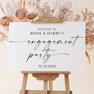 Luxury Personalised Luxury Engagement Party Sign